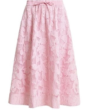 Essentiel Antwerp Heast Midi Skirt - Pink