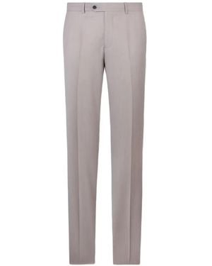 Brooks Brothers Virgin Wool Trousers - Grey