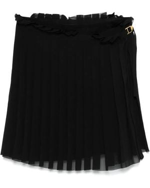 Ami Paris トープ プリーツ ミニスカート | Lyst