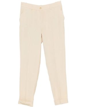 P.A.R.O.S.H. Buttoned Pants - Natural