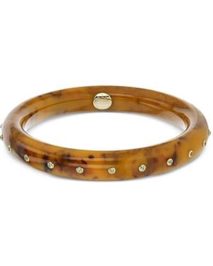 Mark Davis 18K Bakelite Bracelet - Brown