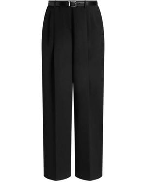 Dolce & Gabbana Wool Gabardine Pants - Black
