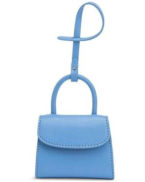 BY FAR Portacarte Mini - Blu