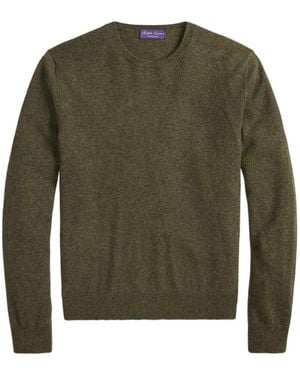 Ralph Lauren Cashmere Long-Sleeve Jumper - Green