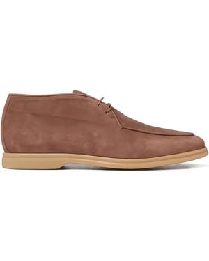 Eleventy Botas con cordones - Marrón