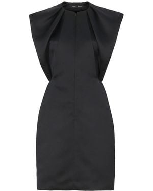 Proenza Schouler Satin Shift Dress - Black