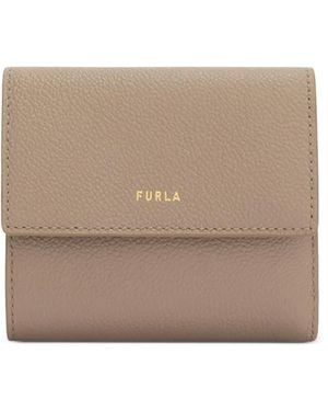 Furla Goccia Wallet - Natural