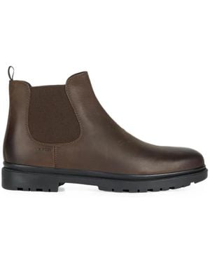 Geox Andalo Leather Chelsea Boots - Brown