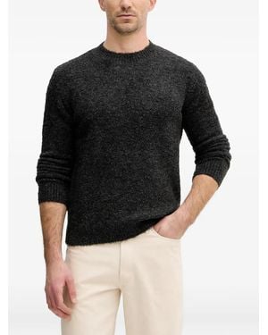 Sisley Bouclé-Knit Jumper - Black
