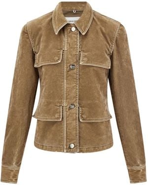 Ferragamo Flap-Pocket Jacket - Green
