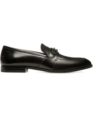 Bally Wesper Leather Loafers - Black