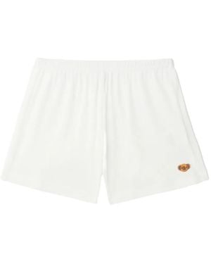 AAPE BY A BATHING AP Logo-Detail Shorts - White