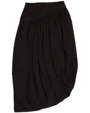 NAMACHEKO Tales Asymmetrical Midi Skirt - Black