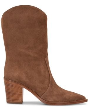 Gianvito Rossi Stivali Denver 70Mm - Marrone