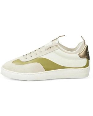 Scotch & Soda Logo-Debossed Sneakers - White