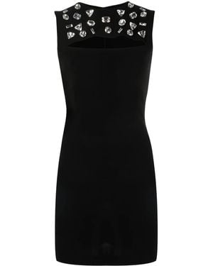 DSquared² Crystal-Embellished Sleeveless-Dress - Black