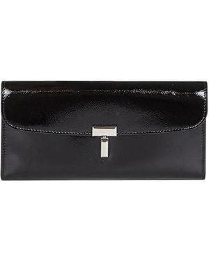 TOTEME Turn-lock Leather Wallet - ブラック