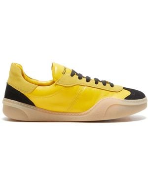 Acne Studios Panelled Low-Top Trainers - Yellow
