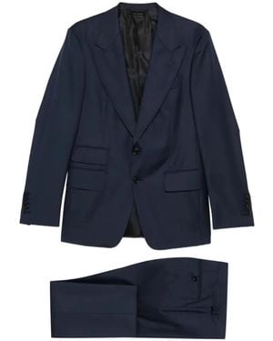 Tom Ford Shelton Single-Breasted Suit - Blue