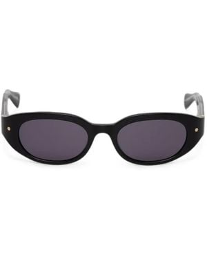 AllSaints Gafas De Sol Con Placa Del Logo - Negro