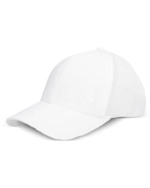 KARL LAGERFELD Logo-Embroidered Baseball Cap - White