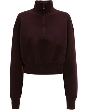 Victoria Beckham Half-zip Sweater - ブラック
