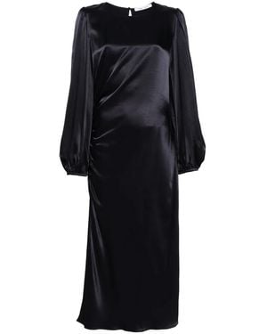 Samsøe & Samsøe Saelvira Ruched Midi Dress - Black