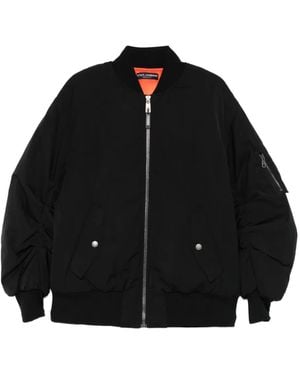 Dolce & Gabbana Bomberjack Met Rits - Zwart