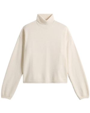 Woolrich Pullover Mit Rollkragen - Natur