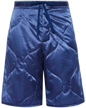 JW Anderson Quilted Shorts - Blue