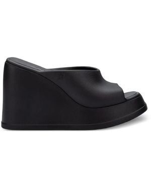 Melissa Free Slip Wedge Sandals - Black