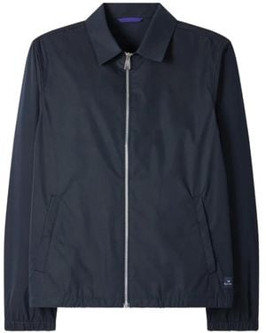 Paul Smith Cotton-Blend Zip Jacket - Black