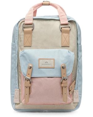 Doughnut Macaroon Buckled Backpack - Blue