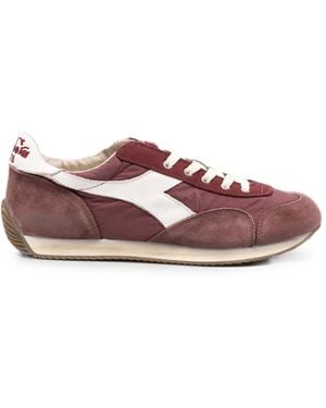 Diadora Paneled Lace-Up Sneakers - Pink