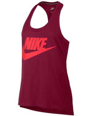 Nike Signal ロゴ タンクトップ - レッド