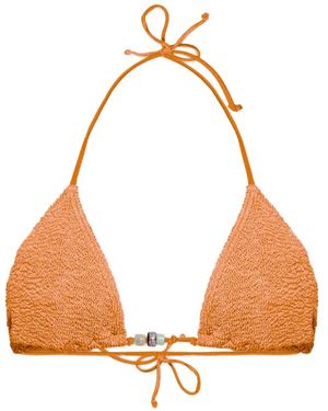 Bondeye Ingrid Triangle Bikini Top - Orange