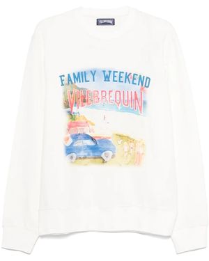 Vilebrequin Graphic-Print Sweatshirt - White