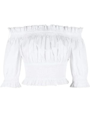 Dolce & Gabbana Crop Top - White