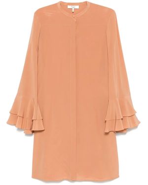 Chloé Robe-Chemise En Soie - Natural
