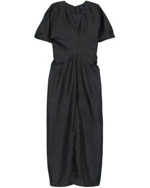 Soeur Robe Ella À Coupe Mi-Longue - Black