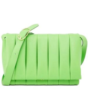 THEMOIRÈ Feronia Flap-Top Cross Body Bag - Green