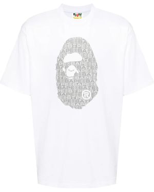 A Bathing Ape ロゴ Tシャツ - ホワイト