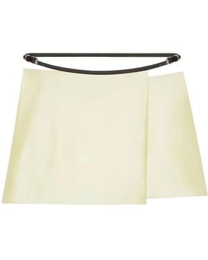 Givenchy Falda Corta Lisa - Neutro