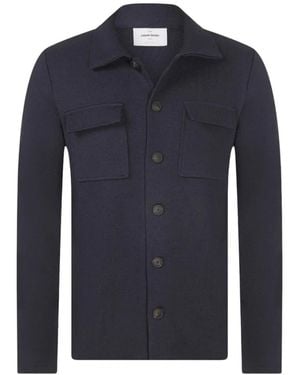 Gran Sasso Geknöpfte Jacke Mit Brusttasche - Blau