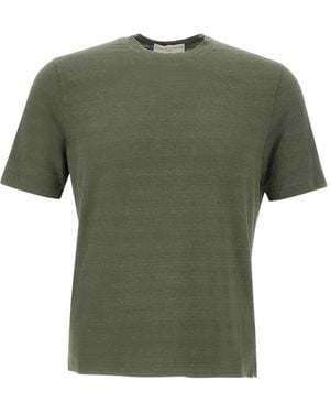 FILIPPO DE LAURENTIIS Short-Sleeve Crew-Neck T-Shirt - Green