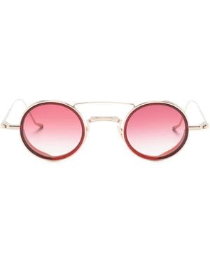 Jacques Marie Mage Ringo 2 Round-Frame Sunglasses - Pink