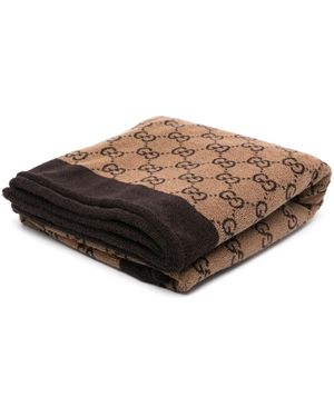 Gucci Terry-Jacquard Beach Towel - Brown