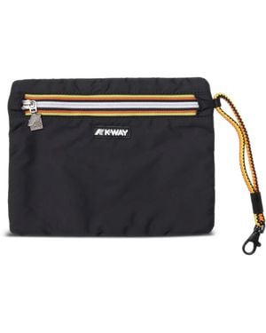 K-Way Zip-Up Wash Bag - Blue