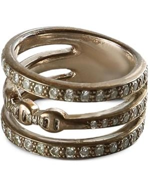 Hoorsenbuhs Embellished Ring - Metallic