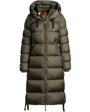 Parajumpers Panda Hooded Quilted Coat - Green